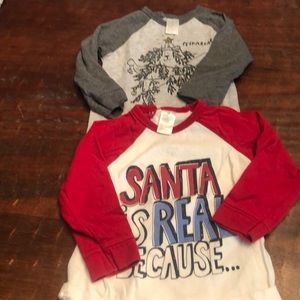 Christmas baseball Tees
